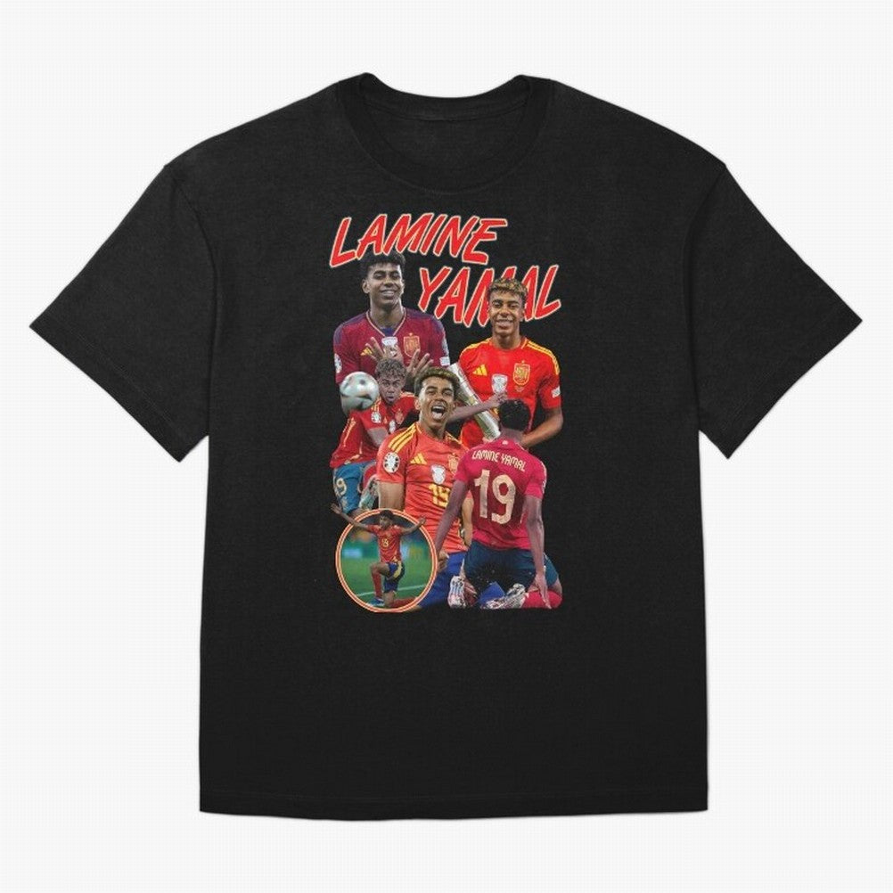 Lamine Yamal - Wonderkid Classic T-Shirt Share the Excitement of FIFA World Cup 2026 Group Stage for Fans of Messi, Neymar and Mbappe and Spain, Bringing Classic Soccer Heritage, Championship Pressure, Fan Loyalty and International Pride; Perfect