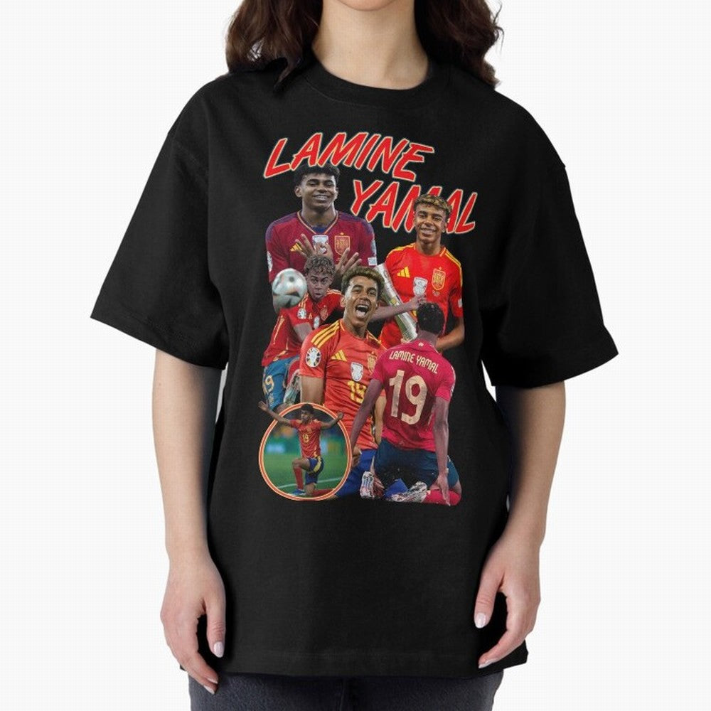 Lamine Yamal - Wonderkid Classic T-Shirt Share the Excitement of FIFA World Cup 2026 Group Stage for Fans of Messi, Neymar and Mbappe and Spain, Bringing Classic Soccer Heritage, Championship Pressure, Fan Loyalty and International Pride; Perfect