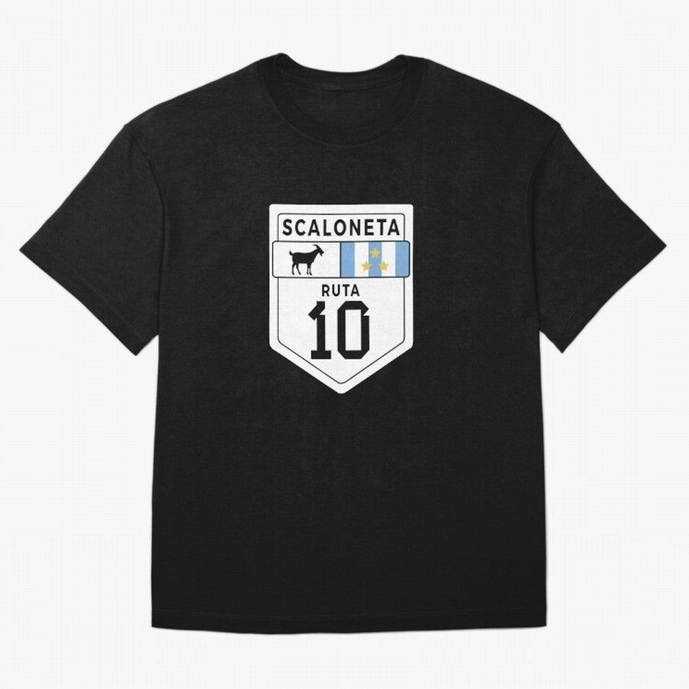Scaloneta - Messi 10 - Goat Oversized T-Shirt Bring Supporter Culture to FIFA World Cup 2026 Spirit, Inspired by England, Messi, Neymar and Mbappe, Supporter Pride, Iconic Celebrations, Legendary Names and Global Match Day Energy; Perfect for Fans,