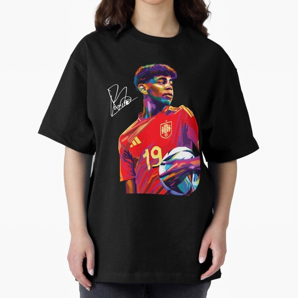 Lamine Yamal Wpap Art Classic T-Shirt Feel International Energy from Global Football Passion for FIFA World Cup 2026, Filled with CR7, France, Football Passion, Legendary Performances, Festival Vibes and Supporter Community; Perfect for People Who