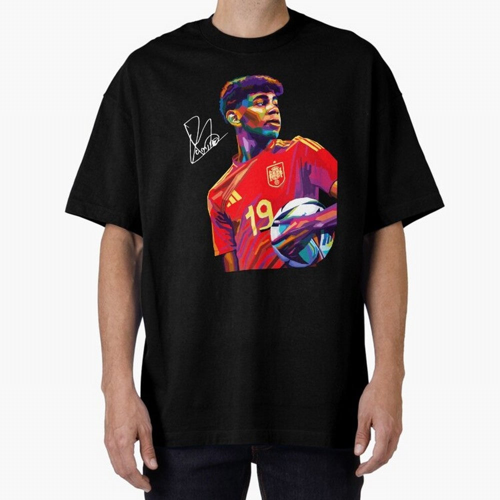 Lamine Yamal Wpap Art Classic T-Shirt Feel International Energy from Global Football Passion for FIFA World Cup 2026, Filled with CR7, France, Football Passion, Legendary Performances, Festival Vibes and Supporter Community; Perfect for People Who