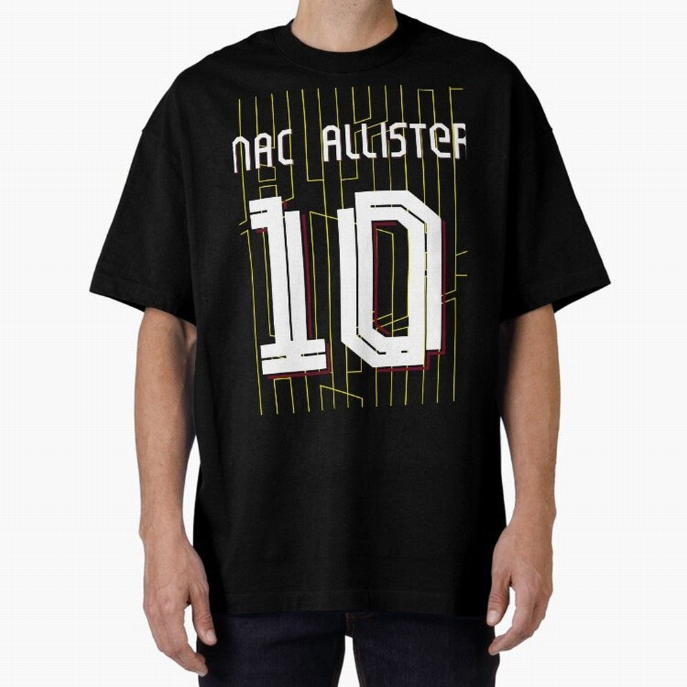 Alexis Mac Allister 10 Liverpool Home Jersey 24/25 Classic T-Shirt Show Your Tournament Heart for FIFA World Cup 2026 Group Stage Spirit, Made for Argentina and Brazil, Mbappe and Neymar, Vintage Soccer Flavor, Modern Football Stars, National Flags
