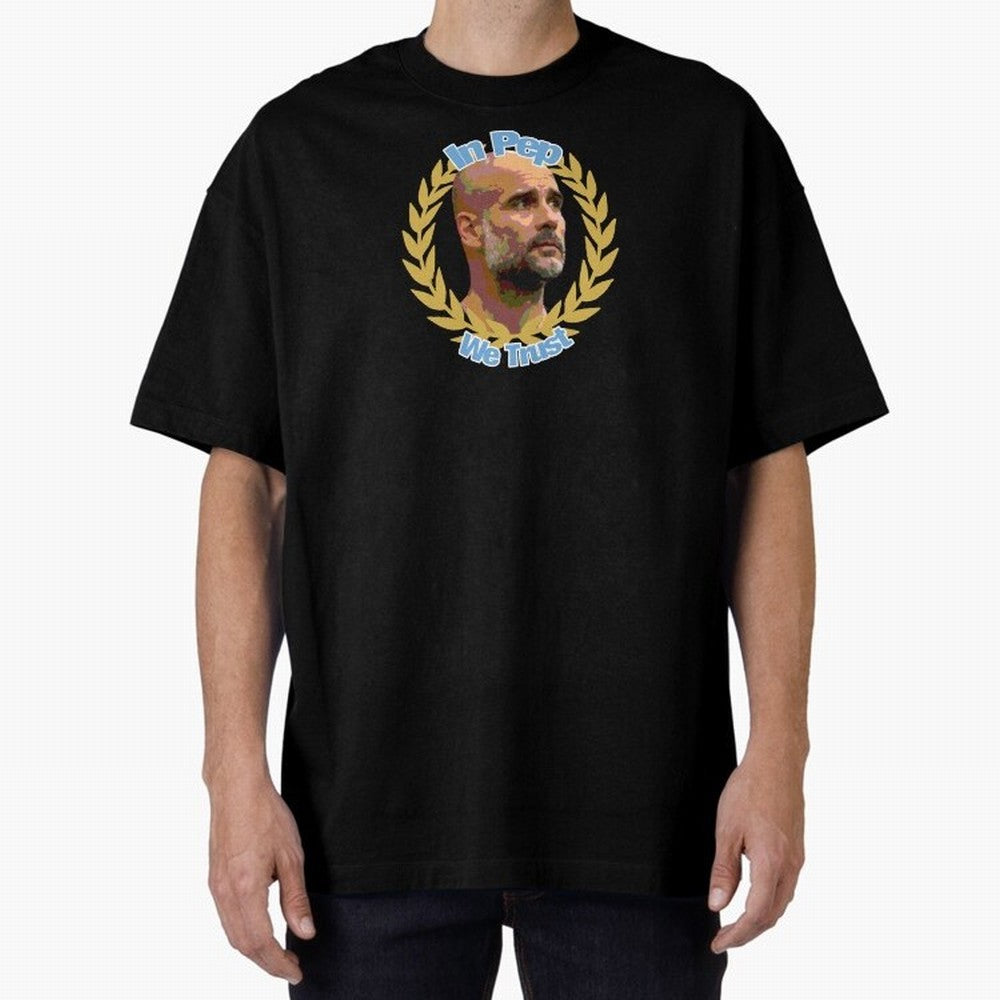 Manchester City - In Pep We Trust Classic T-Shirt Join FIFA World Cup 2026 USA Canada Mexico Connected to Haaland, Portugal, Spain and Germany Energy, Vintage Soccer Flavor, Modern Football Stars, National Flags and Final Night Emotion; Created for