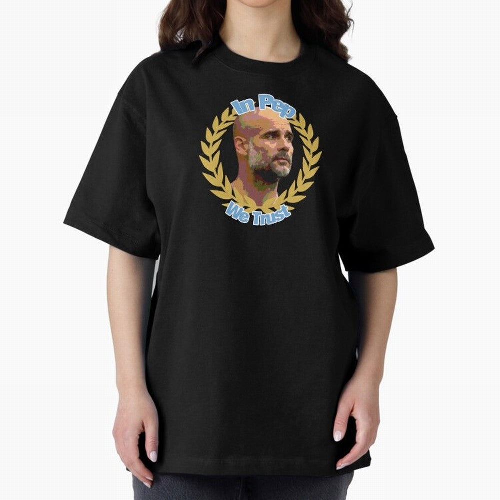Manchester City - In Pep We Trust Classic T-Shirt Join FIFA World Cup 2026 USA Canada Mexico Connected to Haaland, Portugal, Spain and Germany Energy, Vintage Soccer Flavor, Modern Football Stars, National Flags and Final Night Emotion; Created for