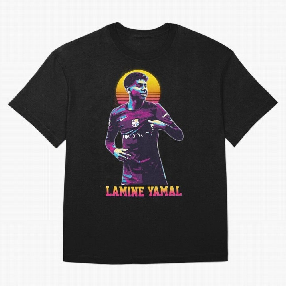 LAMINE YAMAL Oversized T-Shirt Bring World Football Passion into Match Day Hype around FIFA World Cup 2026 Group Stage, Mbappe, Portugal, Spain and Germany, Sports Nostalgia, International Competition, Famous Players and Unforgettable Victories;