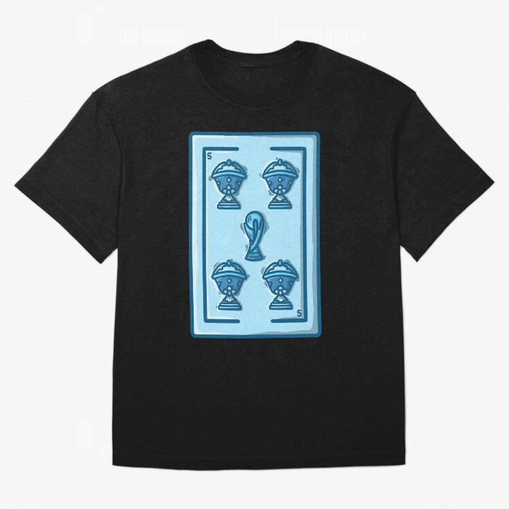 5 de copas - Argentina Classic T-Shirt Join the Global Buzz around Match Day Hype around FIFA World Cup 2026 Group Stage, Haaland, England, Vintage Soccer Flavor, Modern Football Stars, National Flags and Final Night Emotion; Ideal for Passionate