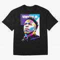 Vinicius Jr. in WPAP Style Essential T-Shirt Fuel Global Football Passion for FIFA World Cup 2026 Group Stage, Inspired by Neymar, France and Portugal, Goal Celebration Energy, Supporter Heritage, Football Icons and Worldwide Tournament Joy;