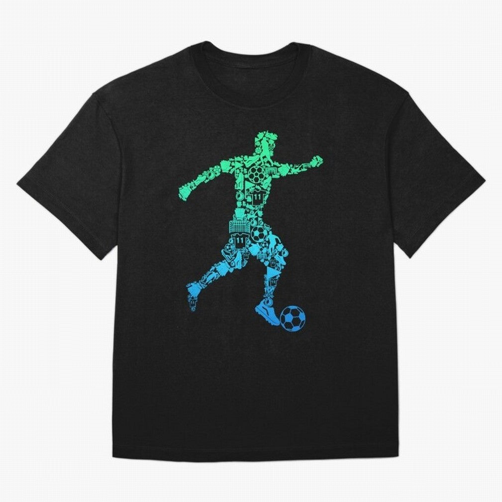 soccer soccer player boys kids Oversized T-Shirt Celebrate Fan Culture around Global Football Passion for FIFA World Cup 2026 Group Stage, Capturing Messi and Cristiano Ronaldo, Argentina, France and Brazil, Game Day Rituals, Football Legends,