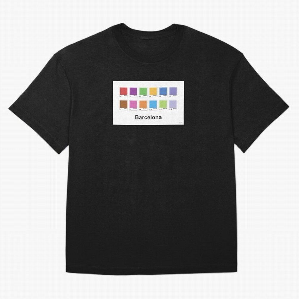 Barcelona Metro Colors Classic T-Shirt Wear the Spirit of the FIFA World Cup 2026 USA Canada Mexico Journey through Cristiano Ronaldo, Haaland and CR7 Highlights, Portugal Pride, Match Day Excitement, Supporter Culture, Golden Goals and Global