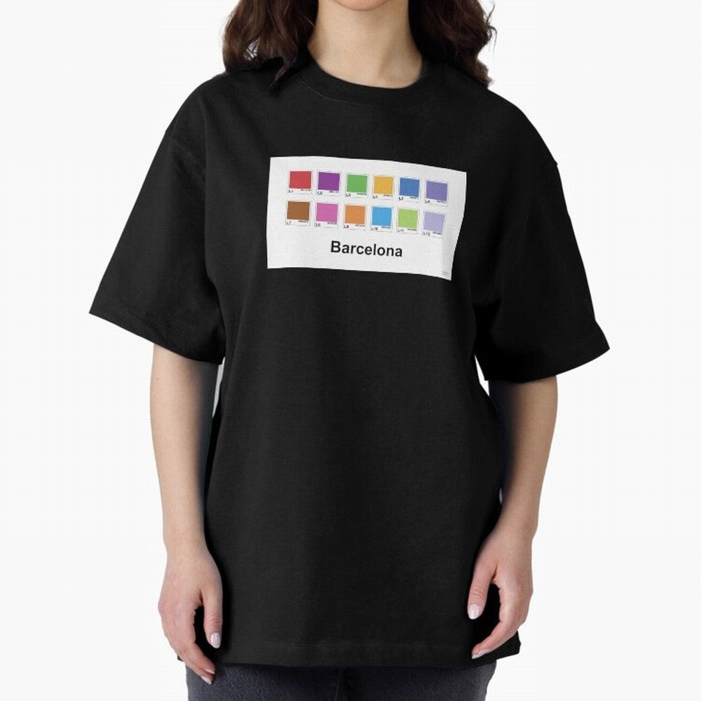 Barcelona Metro Colors Classic T-Shirt Wear the Spirit of the FIFA World Cup 2026 USA Canada Mexico Journey through Cristiano Ronaldo, Haaland and CR7 Highlights, Portugal Pride, Match Day Excitement, Supporter Culture, Golden Goals and Global