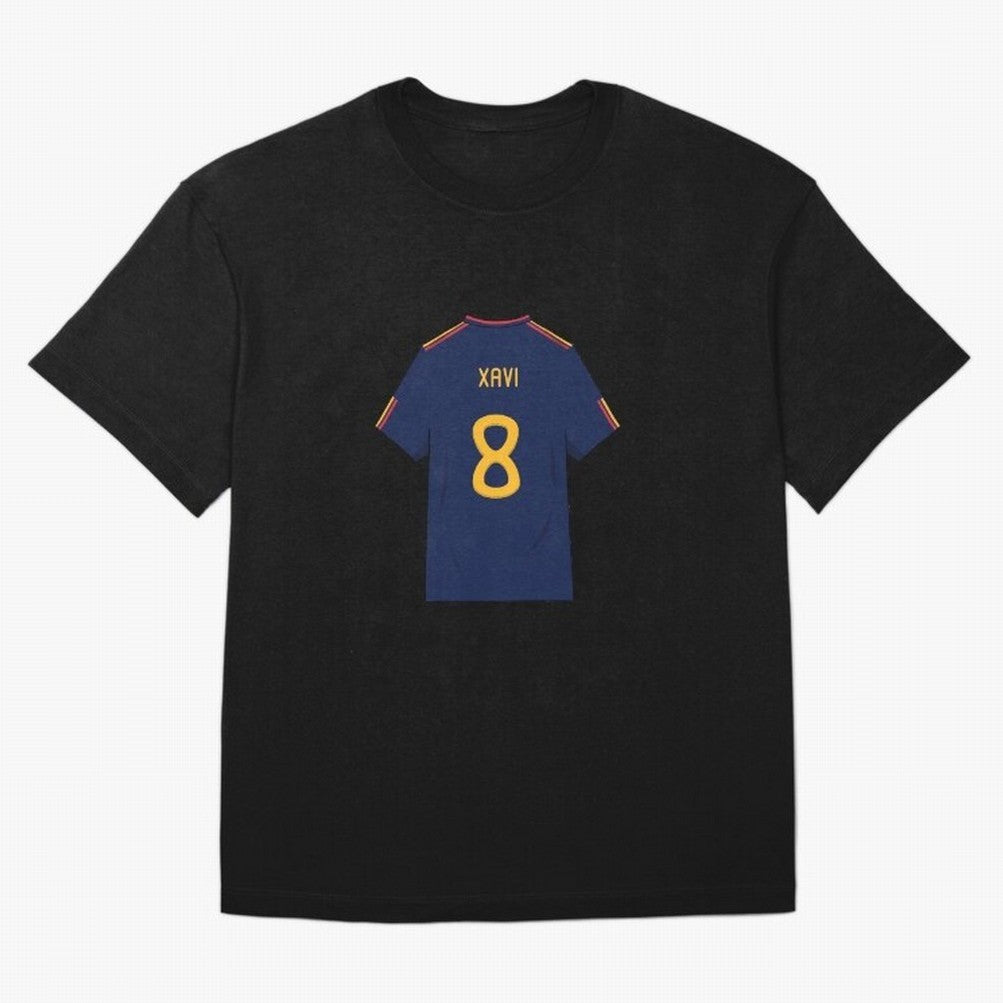 Xavi World Cup 2010 Jersey Oversized T-Shirt Enjoy the Biggest Football Party of FIFA World Cup 2026 for Fans of Messi and Cristiano Ronaldo and Brazil, Portugal and Argentina, Bringing Soccer Culture, Superstar Moments, National Team Dreams and