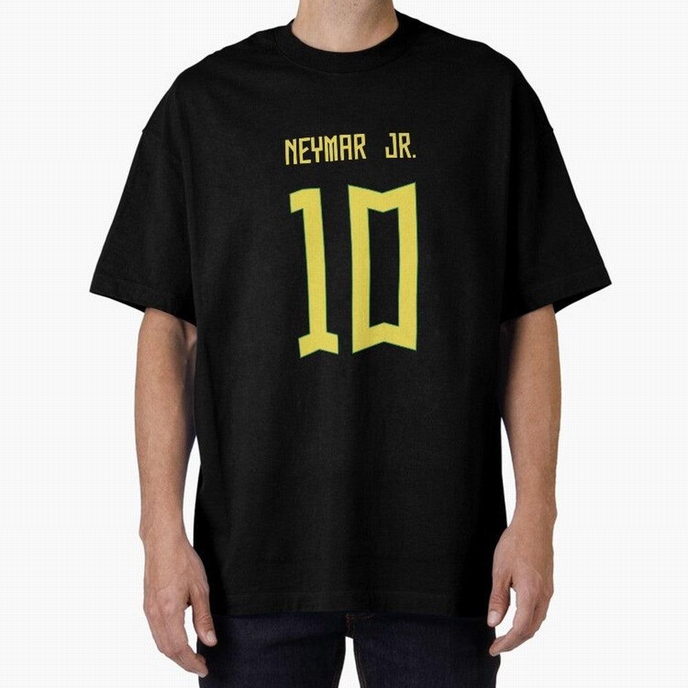 Neymar Jr Brazil Away Jersey 2023 Classic T-Shirt Experience FIFA World Cup 2026 USA Canada Mexico with Cristiano Ronaldo, France and Portugal Energy, Sports Nostalgia, International Competition, Famous Players and Unforgettable Victories; Ideal