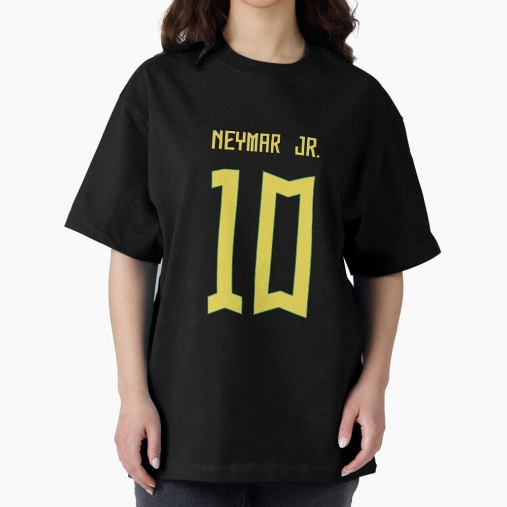 Neymar Jr Brazil Away Jersey 2023 Classic T-Shirt Experience FIFA World Cup 2026 USA Canada Mexico with Cristiano Ronaldo, France and Portugal Energy, Sports Nostalgia, International Competition, Famous Players and Unforgettable Victories; Ideal