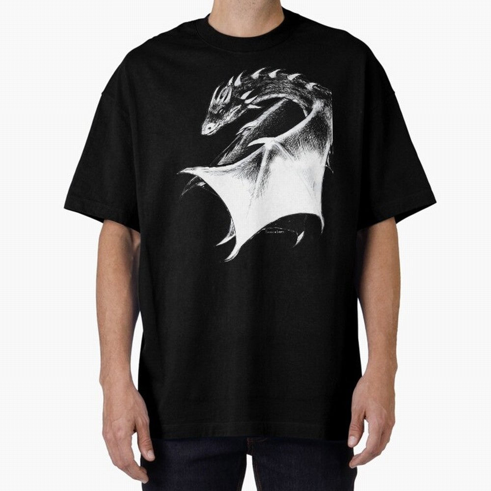 RED DRAGON Oversized T-Shirt Feel International Energy from Match Day Hype around FIFA World Cup 2026 USA Canada Mexico, Haaland, Germany, Goal Celebration Energy, Supporter Heritage, Football Icons and Worldwide Tournament Joy; Ideal for