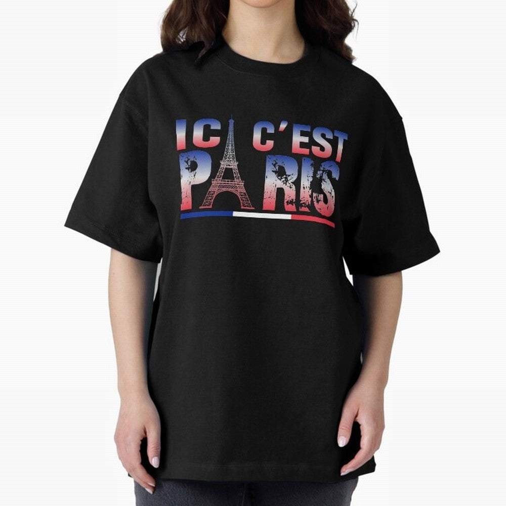 ici c'est paris Essential T-Shirt Bring Retro Soccer Energy to Match Day Hype around FIFA World Cup 2026 USA Canada Mexico, Mbappe, France, Sports Nostalgia, International Competition, Famous Players and Unforgettable Victories; Created for Match
