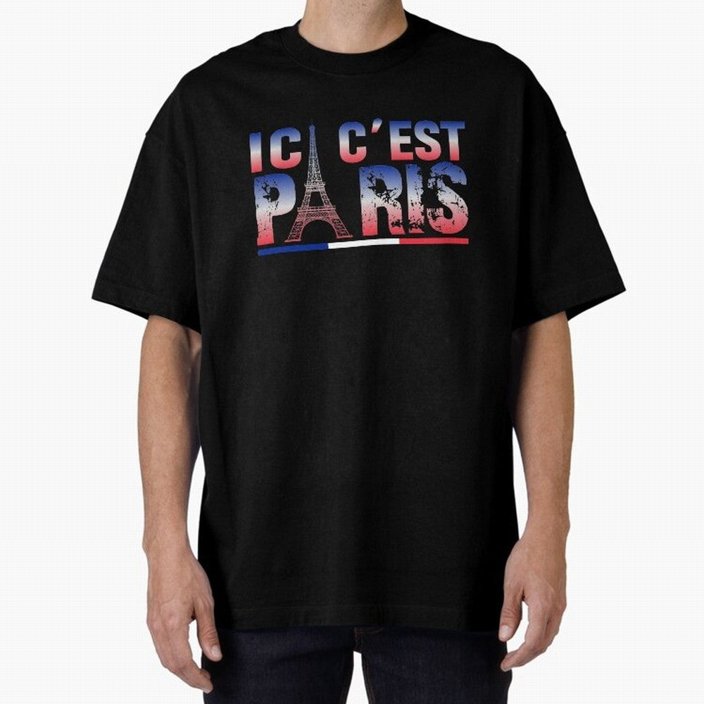 ici c'est paris Essential T-Shirt Bring Retro Soccer Energy to Match Day Hype around FIFA World Cup 2026 USA Canada Mexico, Mbappe, France, Sports Nostalgia, International Competition, Famous Players and Unforgettable Victories; Created for Match