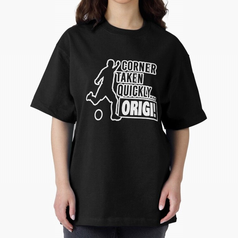 Corner Taken Quickly Origi (Black) Essential T-Shirt Fuel Match Day Hype around FIFA World Cup 2026 Group Stage, Mbappe, France and Portugal, Game Day Rituals, Football Legends, Country Pride and the Road to the Final; Perfect for Supporters Who