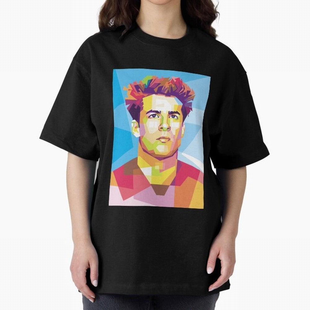 Riqui Puig in Pop Art Portrait Style Classic T-Shirt Unlock the FIFA World Cup 2026 Group Stage Journey through Haaland and Mbappe Highlights, Portugal, Spain and Germany Pride, Retro Football Energy, Iconic Rivalries, Trophy Chase Drama and