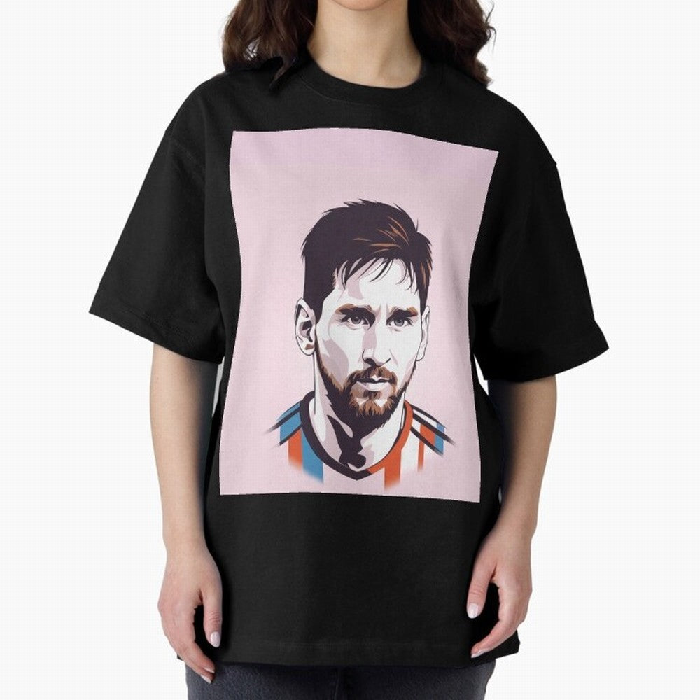 Messi Pop Art Graphic T-Shirt Turn Every Weekend Toward the FIFA World Cup 2026 Journey through Haaland and Mbappe Highlights, Germany Pride, Football History, Final Match Energy, Crowd Noise and Once in a Lifetime Moments; Great for Supporters Who