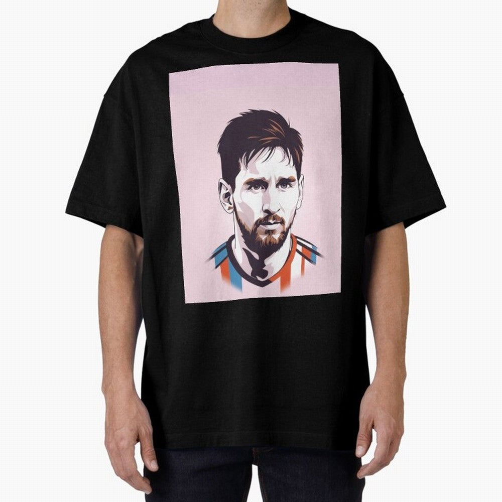 Messi Pop Art Graphic T-Shirt Turn Every Weekend Toward the FIFA World Cup 2026 Journey through Haaland and Mbappe Highlights, Germany Pride, Football History, Final Match Energy, Crowd Noise and Once in a Lifetime Moments; Great for Supporters Who