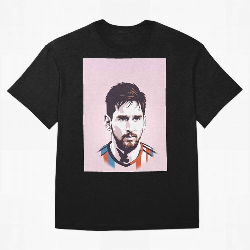 Messi Pop Art Graphic T-Shirt Turn Every Weekend Toward the FIFA World Cup 2026 Journey through Haaland and Mbappe Highlights, Germany Pride, Football History, Final Match Energy, Crowd Noise and Once in a Lifetime Moments; Great for Supporters Who
