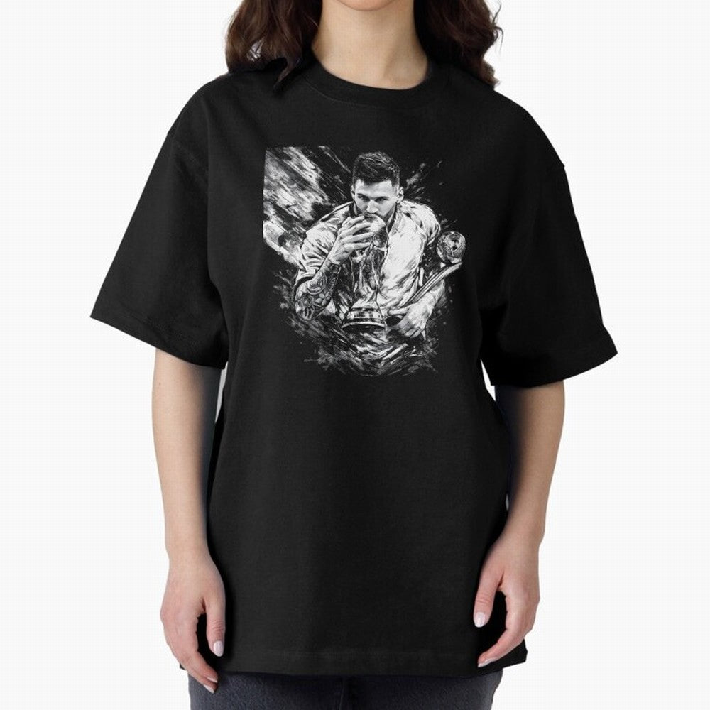 Eternal Glory ¨C Inked Champion Tribute Messi Premium T-Shirt Remember FIFA World Cup 2026 Group Stage for Fans of Haaland and Brazil, Portugal and Argentina, Bringing Game Day Rituals, Football Legends, Country Pride and the Road to the Final;