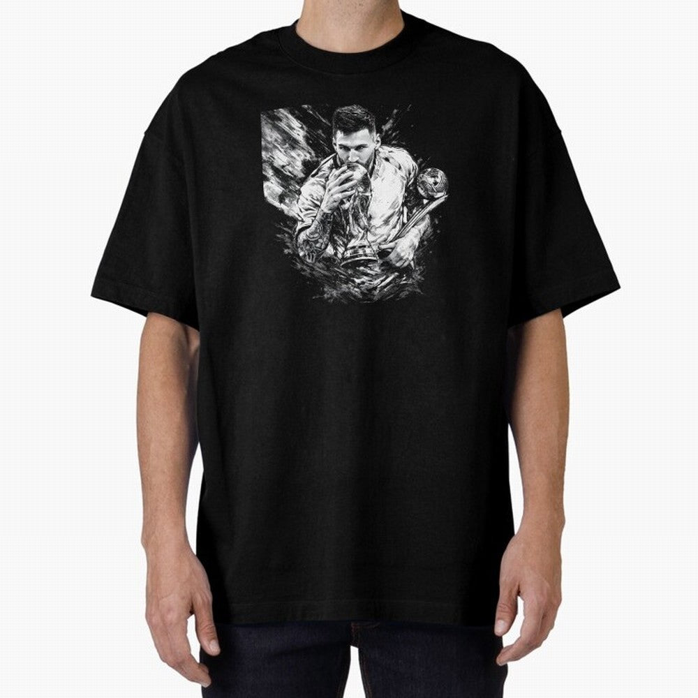 Eternal Glory ¨C Inked Champion Tribute Messi Premium T-Shirt Remember FIFA World Cup 2026 Group Stage for Fans of Haaland and Brazil, Portugal and Argentina, Bringing Game Day Rituals, Football Legends, Country Pride and the Road to the Final;