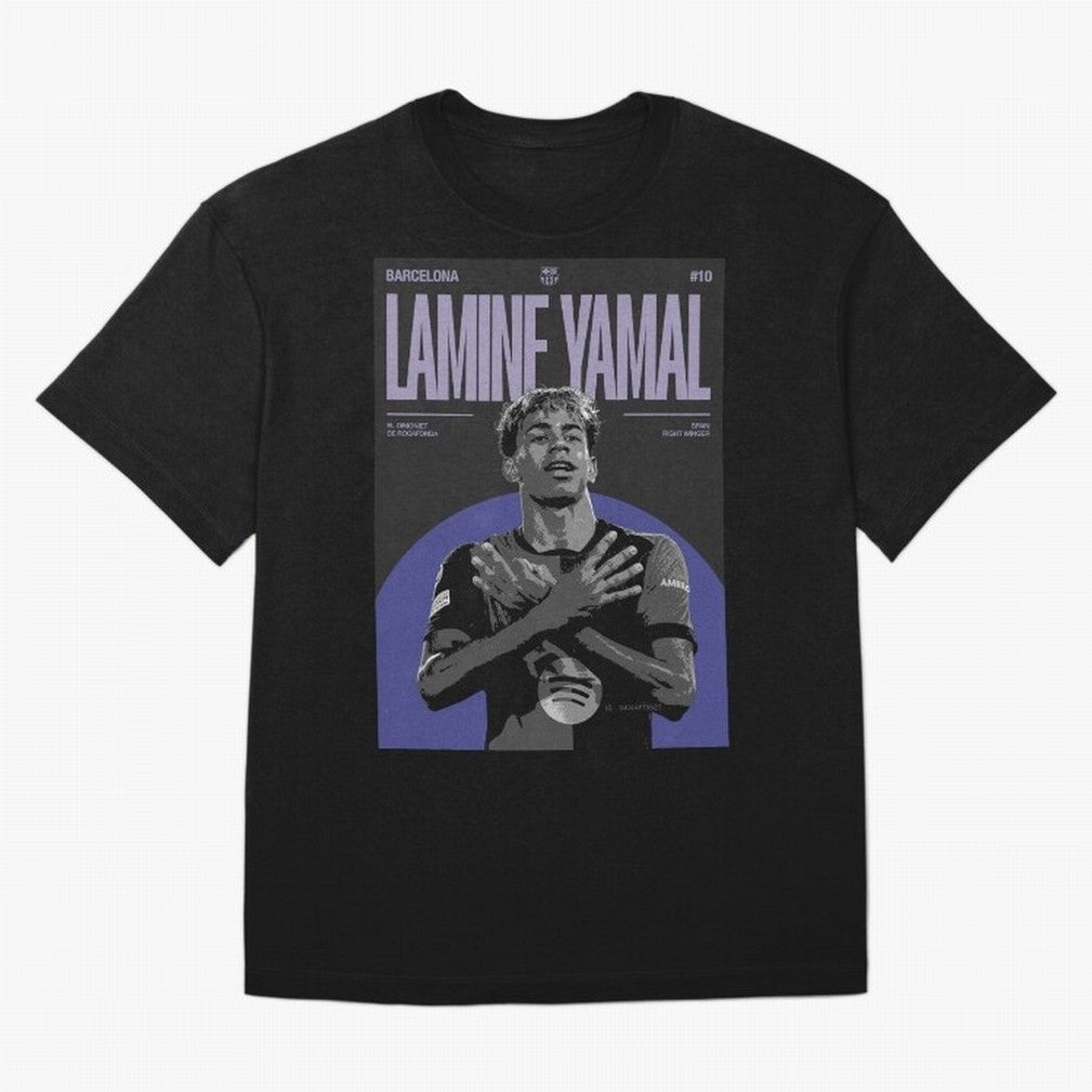 Lamine Yamal Barcelona Poster HD Premium T-Shirt Celebrate the Next Chapter of FIFA World Cup 2026 USA Canada Mexico for Fans of Messi and Brazil, Bringing Global Supporter Spirit, Legendary Goals, National Colors and Tournament Celebration; Made