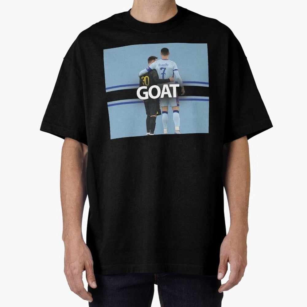 The Two Goats Messi & Ronaldo Premium T-Shirt Experience FIFA World Cup 2026 for Fans of Messi and Spain, Bringing Football History, Final Match Energy, Crowd Noise and Once in a Lifetime Moments; Perfect for Fans, Collectors, Family Gatherings,