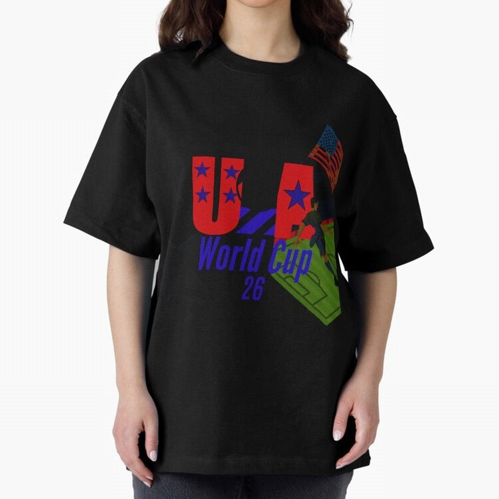 usa world cup 26 Premium T-Shirt Represent FIFA World Cup 2026 USA Canada Mexico for Fans of Haaland and England and Germany, Bringing Football History, Final Match Energy, Crowd Noise and Once in a Lifetime Moments; Perfect for Fans, Collectors,