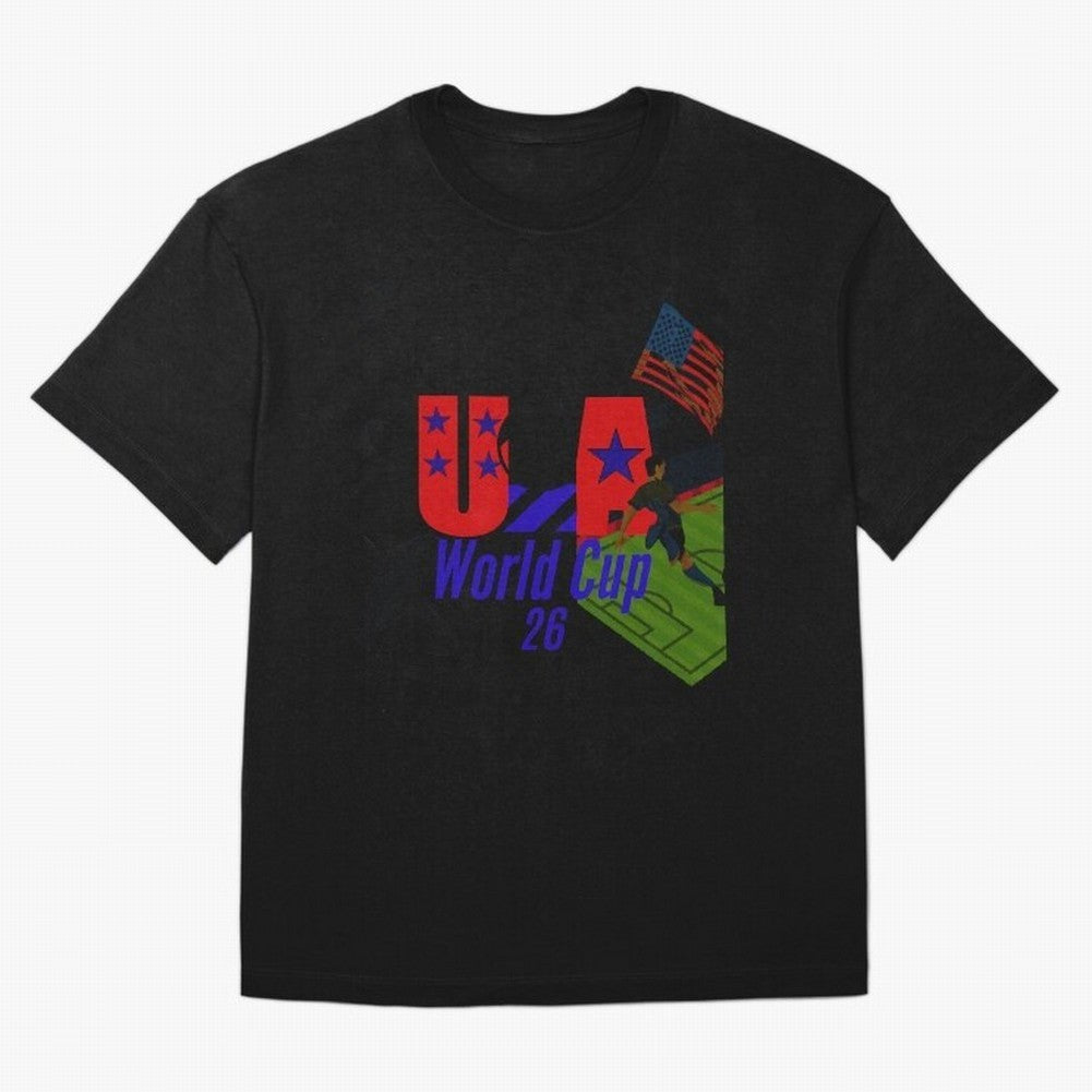 usa world cup 26 Premium T-Shirt Represent FIFA World Cup 2026 USA Canada Mexico for Fans of Haaland and England and Germany, Bringing Football History, Final Match Energy, Crowd Noise and Once in a Lifetime Moments; Perfect for Fans, Collectors,