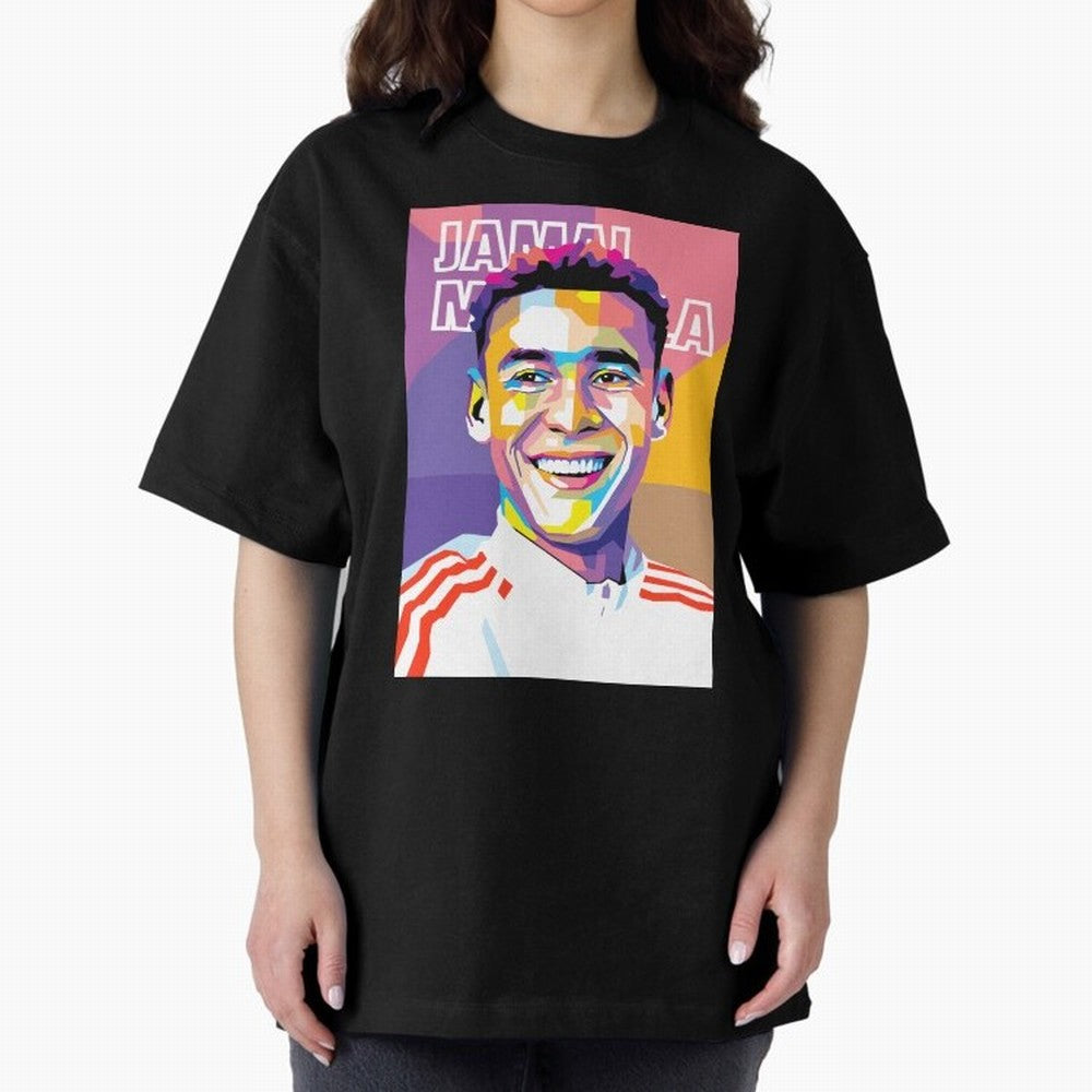 Jamal Musiala in WPAP Style Essential T-Shirt Capture FIFA World Cup 2026 USA Canada Mexico Spirit, Centered on England, France and Netherlands, Messi, CR7 and Mbappe, Football History, Final Match Energy, Crowd Noise and Once in a Lifetime
