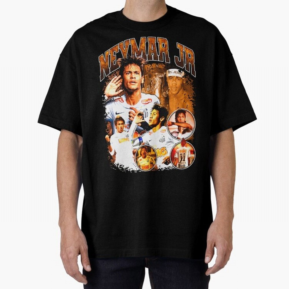 Neymar Jr Santos Vintage Retro Design Essential T-Shirt Show Support during Global Football Passion for FIFA World Cup 2026 Group Stage, Driven by Messi, Neymar and Mbappe, Spain, Global Supporter Spirit, Legendary Goals, National Colors and