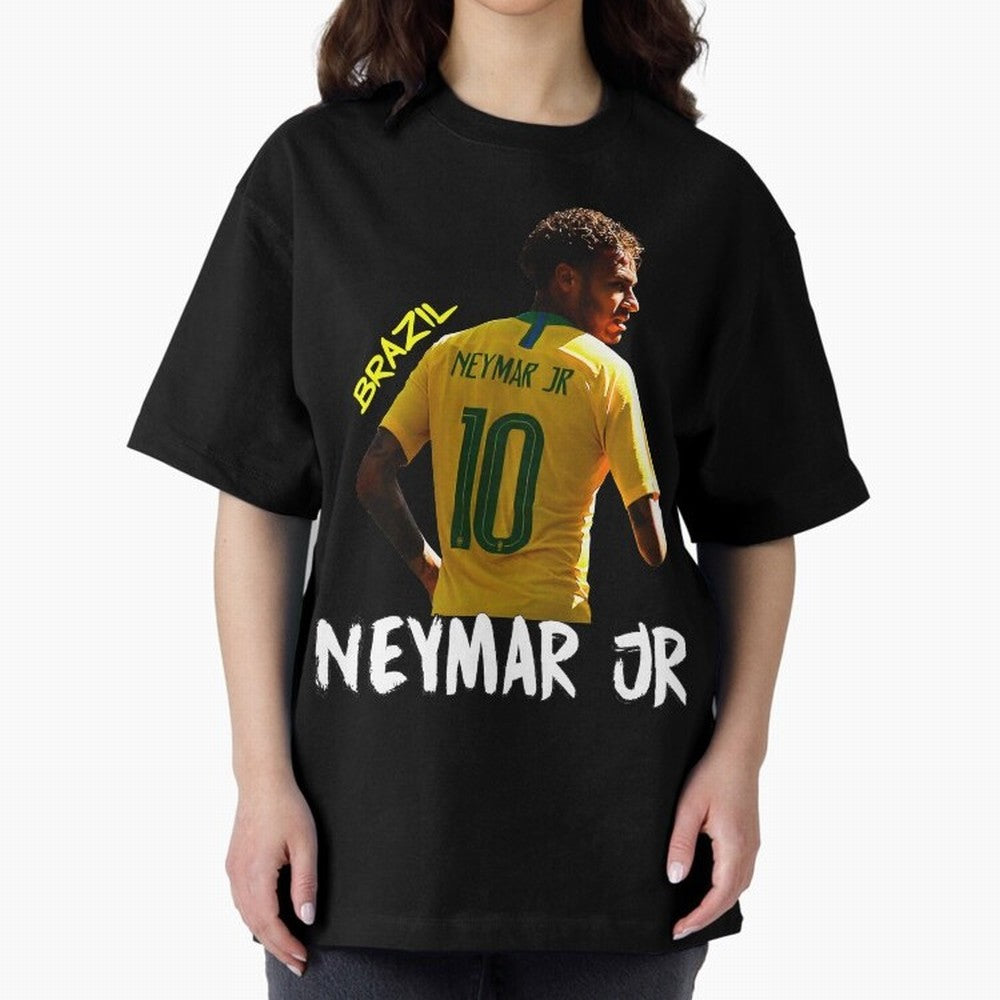 Brazil Neymar Selecao Essential T-Shirt Celebrate Global Football Passion for FIFA World Cup 2026, Celebrating Messi, CR7 and Mbappe, France and Portugal, Football History, Final Match Energy, Crowd Noise and Once in a Lifetime Moments; Ideal for