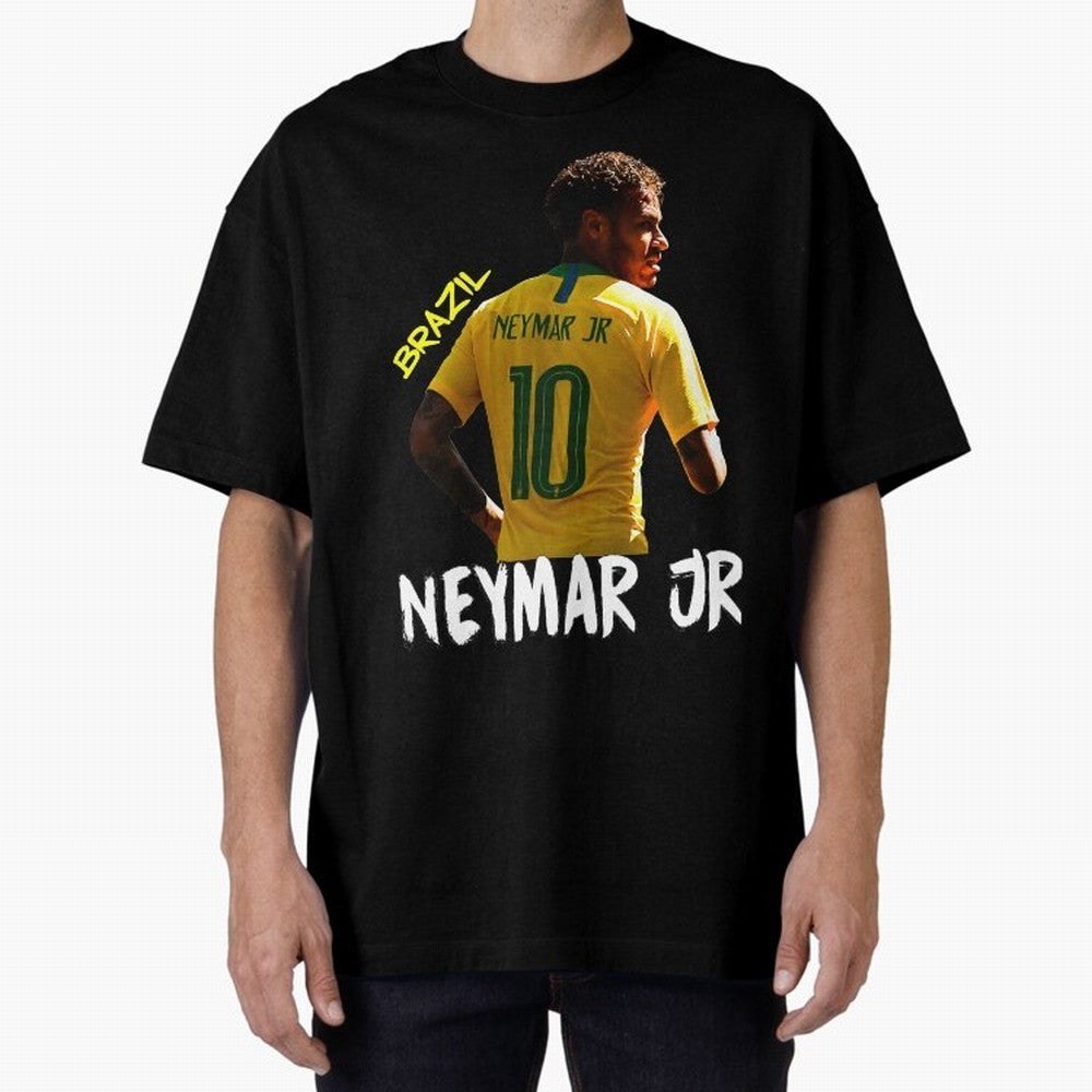 Brazil Neymar Selecao Essential T-Shirt Celebrate Global Football Passion for FIFA World Cup 2026, Celebrating Messi, CR7 and Mbappe, France and Portugal, Football History, Final Match Energy, Crowd Noise and Once in a Lifetime Moments; Ideal for