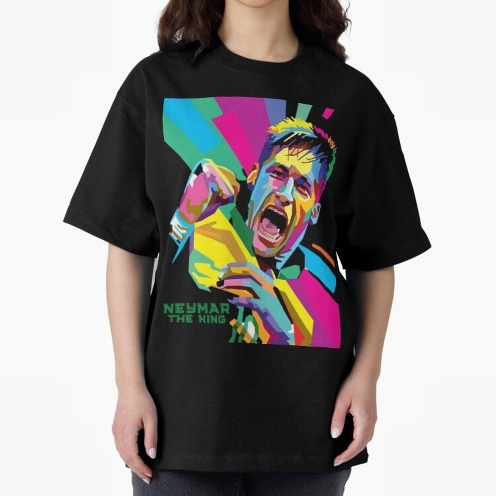 Neymar The King Design Classic T-Shirt Experience the FIFA World Cup 2026 Group Stage Journey through Messi and Cristiano Ronaldo Highlights, Argentina and Brazil Pride, Soccer Culture, Superstar Moments, National Team Dreams and Competitive Fire;