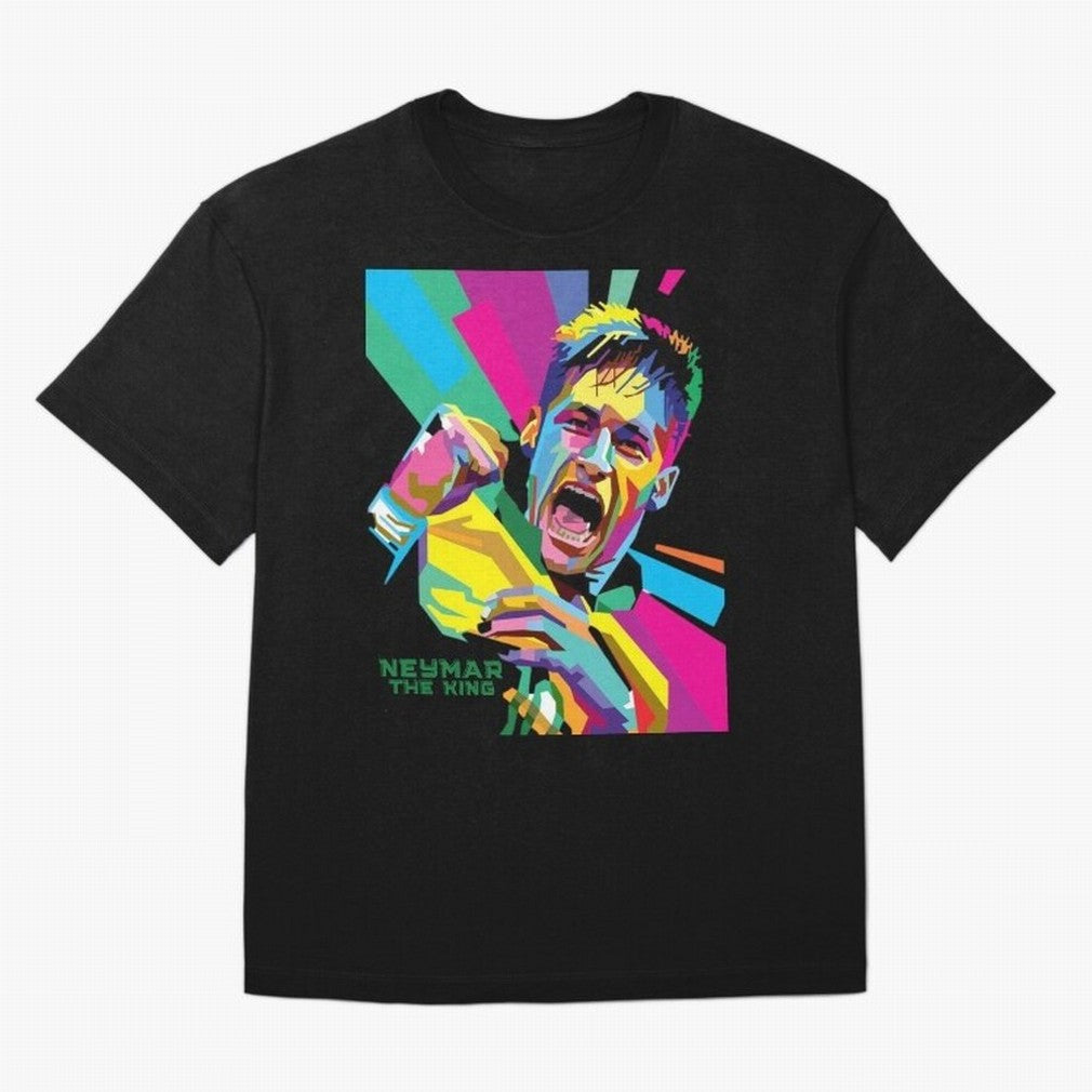 Neymar The King Design Classic T-Shirt Experience the FIFA World Cup 2026 Group Stage Journey through Messi and Cristiano Ronaldo Highlights, Argentina and Brazil Pride, Soccer Culture, Superstar Moments, National Team Dreams and Competitive Fire;