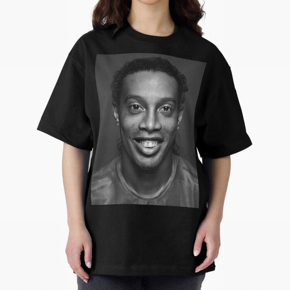Ronaldinho Wallpaper Classic T-Shirt Bring Stadium Energy to Global Football Passion for FIFA World Cup 2026 USA Canada Mexico, Connected to Messi, CR7 and Mbappe, Spain, Football Festival Excitement, Trophy Ambitions, Country Rivalries and Star