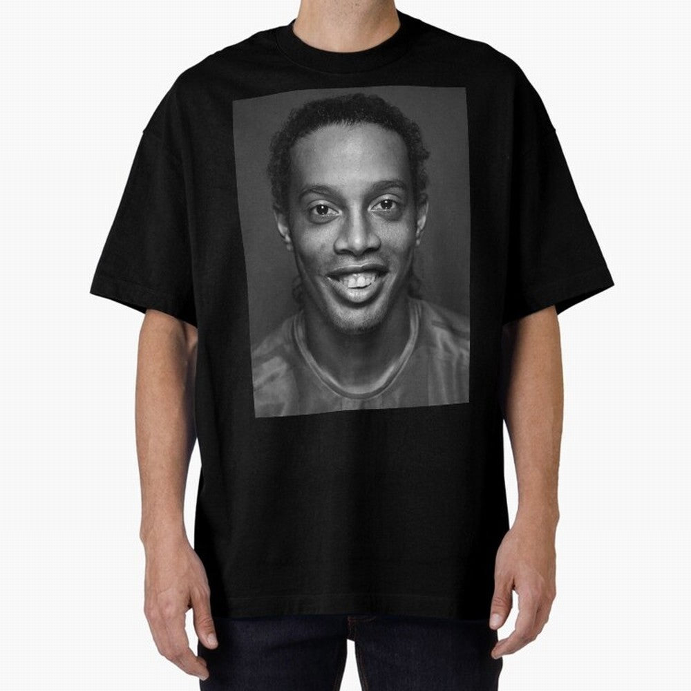 Ronaldinho Wallpaper Classic T-Shirt Bring Stadium Energy to Global Football Passion for FIFA World Cup 2026 USA Canada Mexico, Connected to Messi, CR7 and Mbappe, Spain, Football Festival Excitement, Trophy Ambitions, Country Rivalries and Star