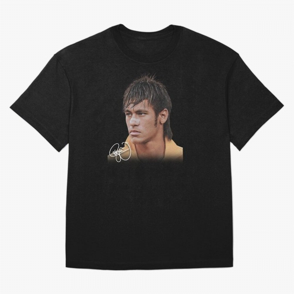 Neymar Jr T-Shirt Big Face Young Neymar Classic T-Shirt Celebrate Unforgettable Nights in Match Day Hype around FIFA World Cup 2026 USA Canada Mexico, Mbappe, Spain, Match Day Excitement, Supporter Culture, Golden Goals and Global Football Passion;