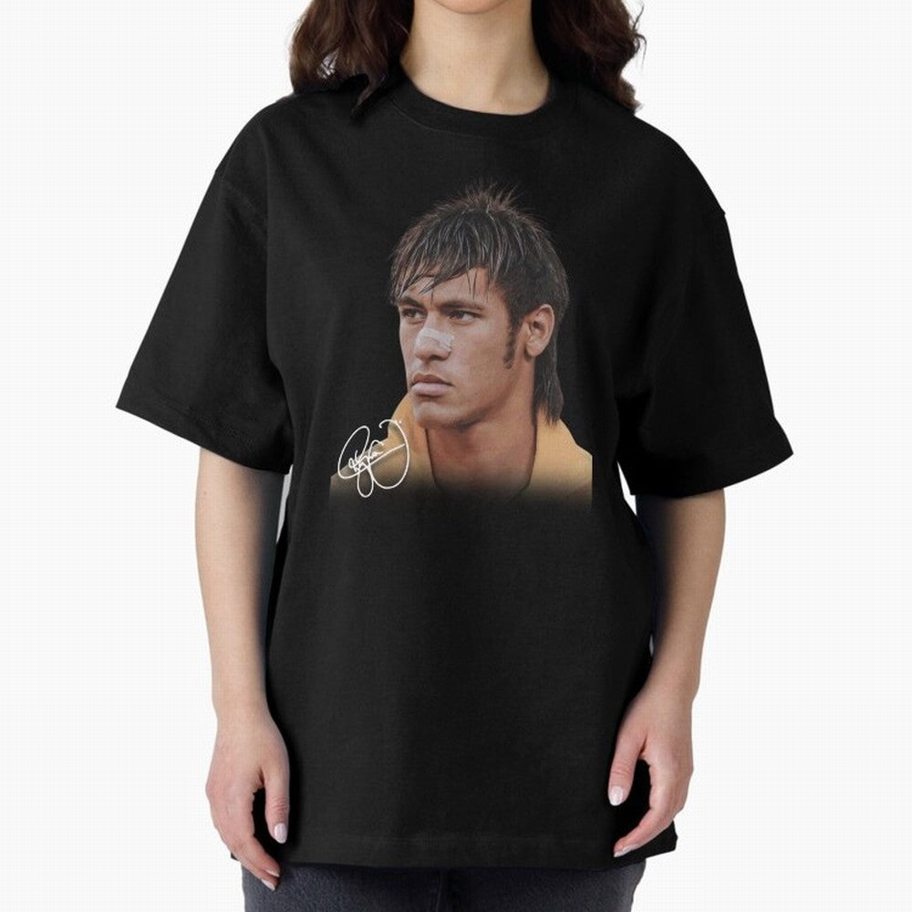 Neymar Jr T-Shirt Big Face Young Neymar Classic T-Shirt Celebrate Unforgettable Nights in Match Day Hype around FIFA World Cup 2026 USA Canada Mexico, Mbappe, Spain, Match Day Excitement, Supporter Culture, Golden Goals and Global Football Passion;