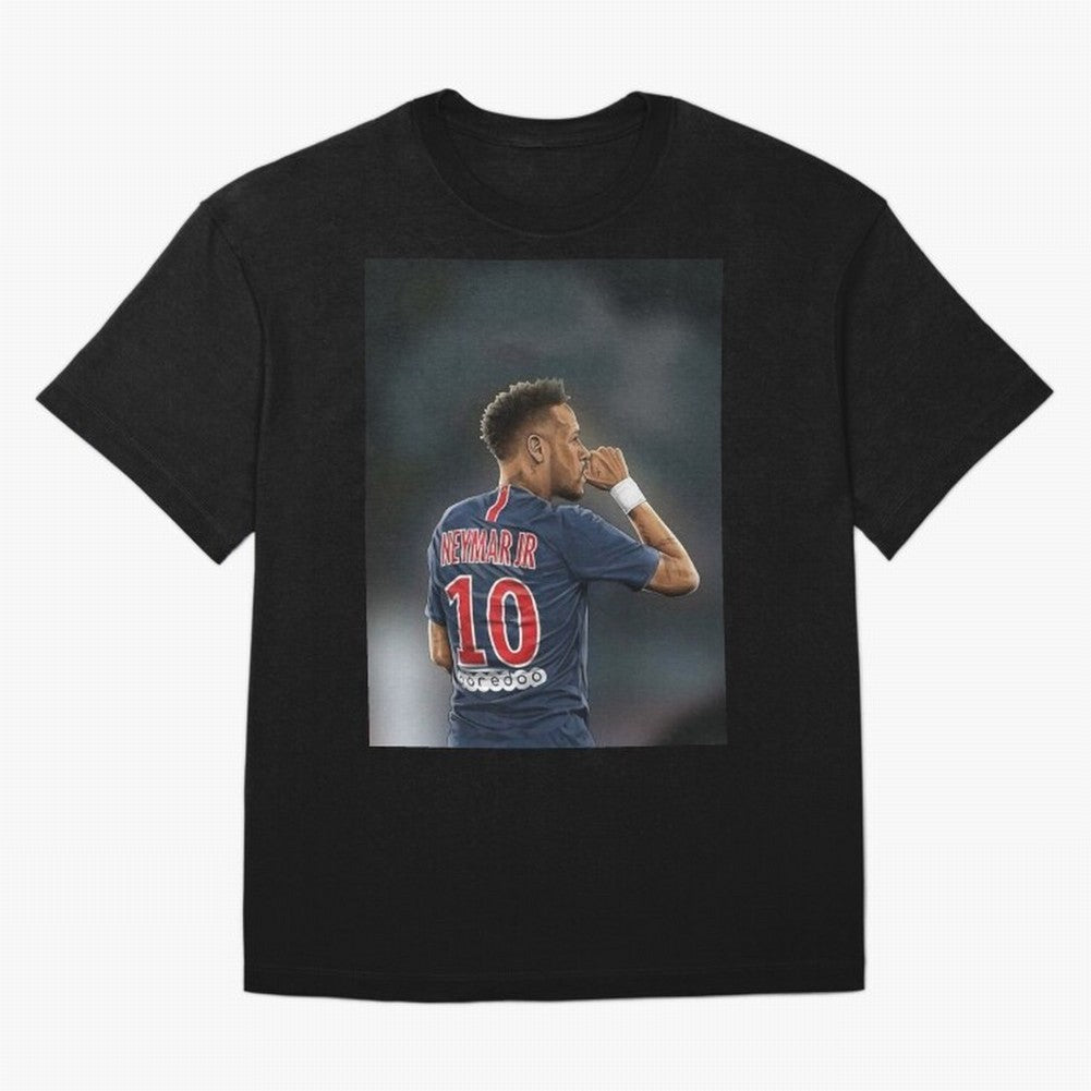 Neymar Watercolor Art Oversized T-Shirt Create Match Day Hype around FIFA World Cup 2026, Messi, CR7 and Mbappe, Argentina and Brazil, Stadium Chants, National Pride, Trophy Dreams and Unforgettable Football Memories; Created for Match Day Parties,