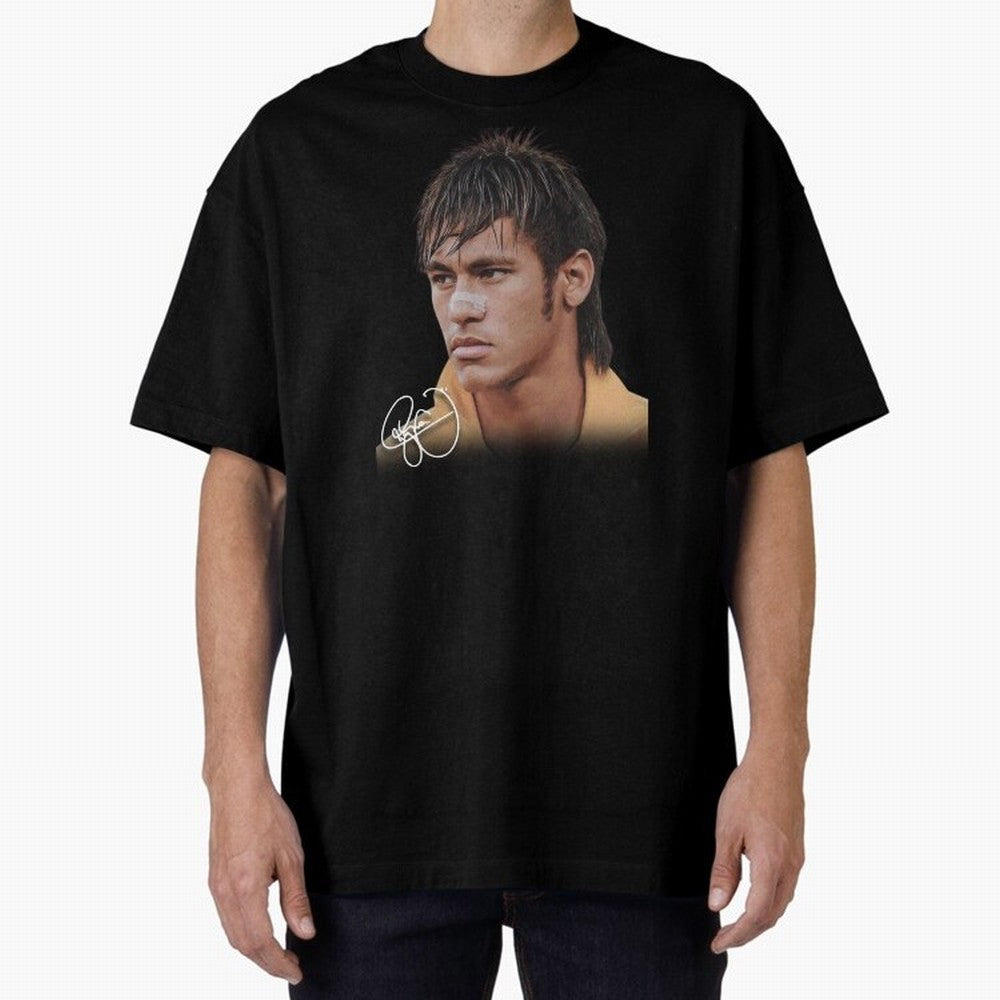 Young Neymar Jr T-Shirt | Big Face Young Neymar Classic T-Shirt Carry the Dream of FIFA World Cup 2026 USA Canada Mexico for Fans of Haaland and Germany, Bringing Vintage Soccer Flavor, Modern Football Stars, National Flags and Final Night Emotion;