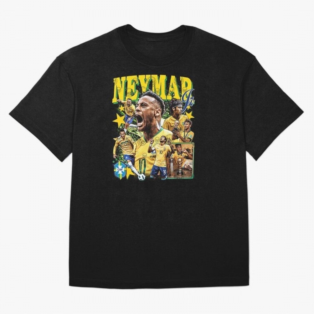 Neymar JR Classic T-Shirt Celebrate National Team Dreams in Global Football Passion for FIFA World Cup 2026, Celebrating Haaland and Mbappe, France and Portugal, Stadium Memories, Football Loyalty, International Chants and Championship Tradition;