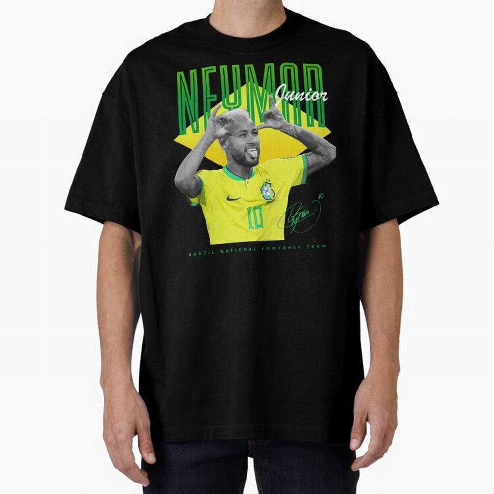 Neymar Jr. Oversized T-Shirt Follow the Final Road of FIFA World Cup 2026 Group Stage Driven by Messi, Neymar and Mbappe, England and Germany Energy, Football History, Final Match Energy, Crowd Noise and Once in a Lifetime Moments; Perfect for