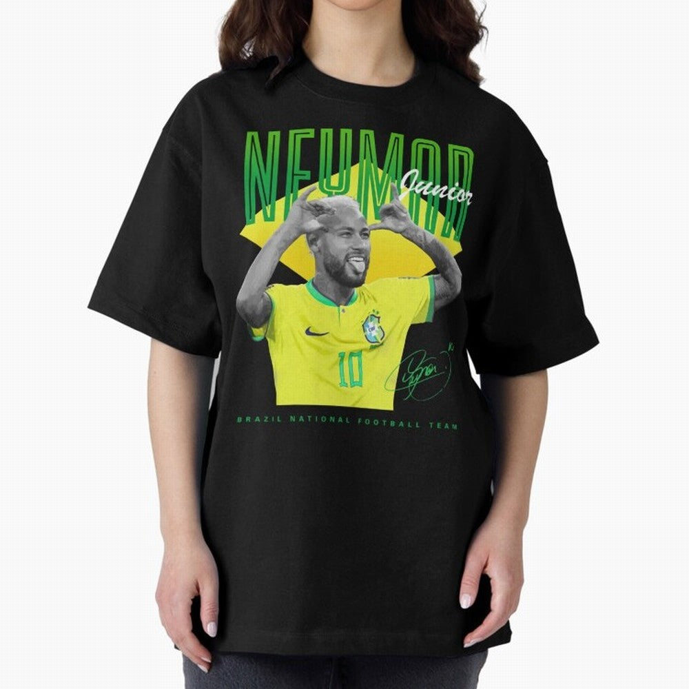 Neymar Jr. Oversized T-Shirt Follow the Final Road of FIFA World Cup 2026 Group Stage Driven by Messi, Neymar and Mbappe, England and Germany Energy, Football History, Final Match Energy, Crowd Noise and Once in a Lifetime Moments; Perfect for