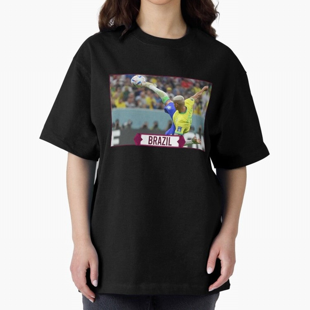 Brazil World Cup Classic T-Shirt Make Memories around FIFA World Cup 2026 Centered on Haaland, Spain Energy, Worldwide Fan Energy, Dramatic Goals, Stadium Lights and Championship Celebrations; Perfect for Supporters Who Want Bold Football Energy,