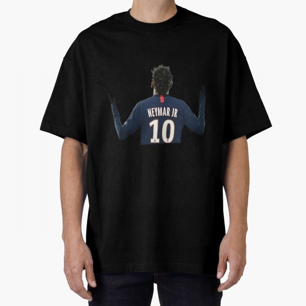 Neymar Jr Paris - 10 Oversized T-Shirt Feel the Heartbeat of Global Football Passion for FIFA World Cup 2026 Group Stage, Inspired by Messi, France and Portugal, Worldwide Fan Energy, Dramatic Goals, Stadium Lights and Championship Celebrations;