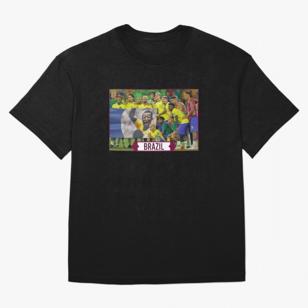 Brazil World Cup Classic T-Shirt Show Your Tournament Heart for FIFA World Cup 2026 USA Canada Mexico for Fans of CR7 and Messi and France and Portugal, Bringing Stadium Chants, National Pride, Trophy Dreams and Unforgettable Football Memories;