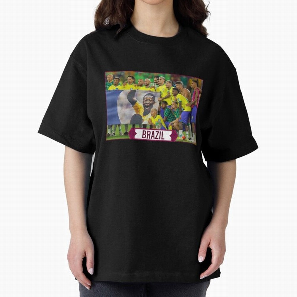Brazil World Cup Classic T-Shirt Show Your Tournament Heart for FIFA World Cup 2026 USA Canada Mexico for Fans of CR7 and Messi and France and Portugal, Bringing Stadium Chants, National Pride, Trophy Dreams and Unforgettable Football Memories;